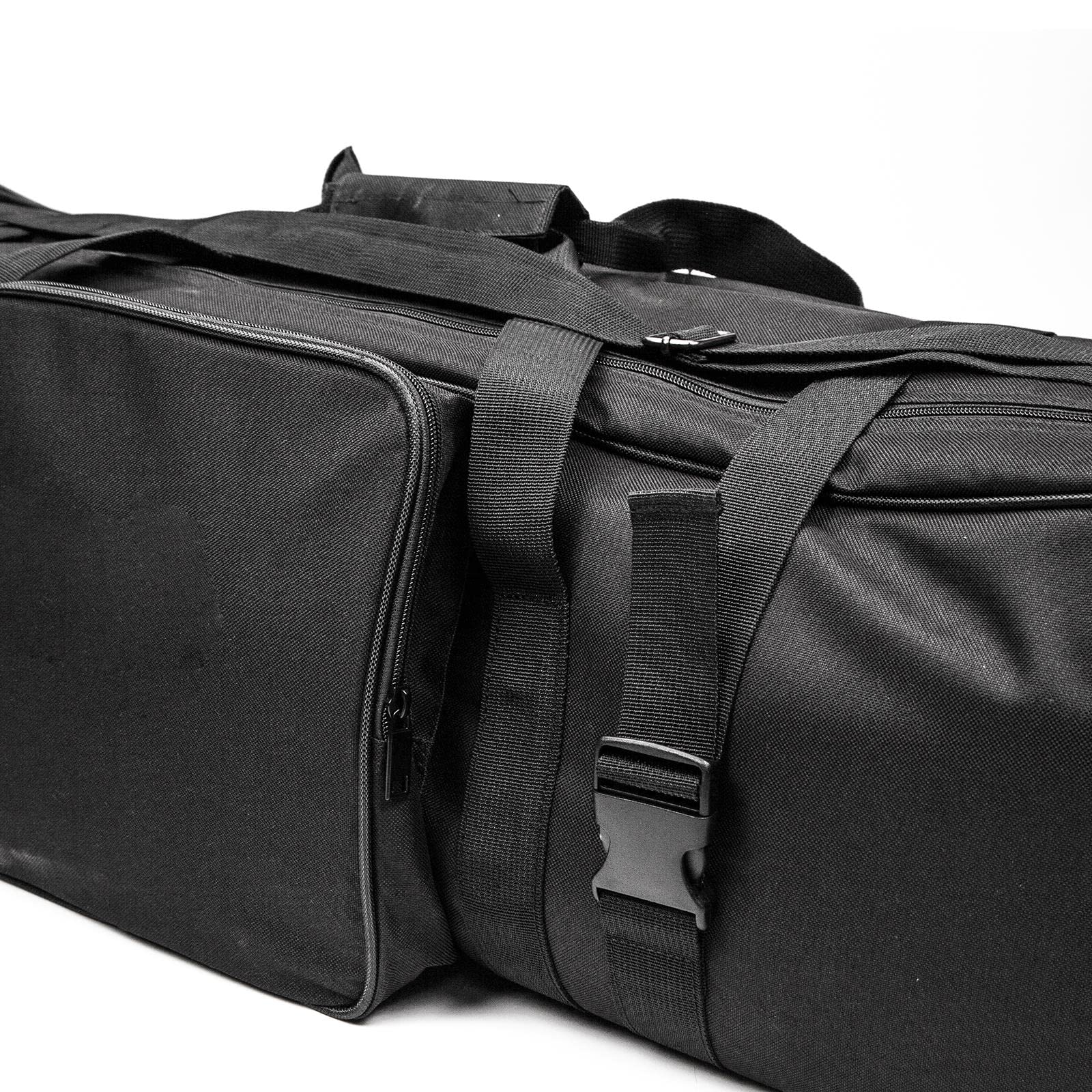 Bolsa de Transporte para Equipos de Iluminación de Estudio de Fotografía, Estuche de Almacenamiento Ligero, 110x26x22cm, Negro