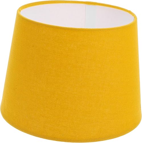 Pantalla de tela de lino para lámpara de pie, pantalla de repuesto E27/E14, clip de barril de tela en la pantalla de transición, tapa dura, cubierta