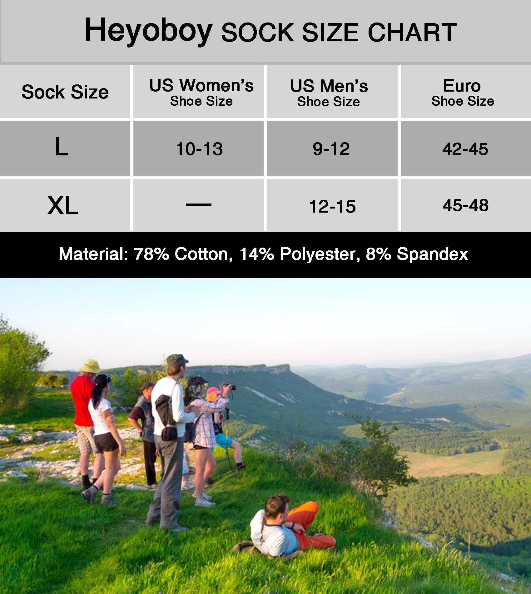 Heyoboy Sportliche gepolsterte Baumwollsocken für Herren, Anti-Blasen, feuchtigkeitsableitend, atmungsaktiv, Laufsocken, 5 Paar