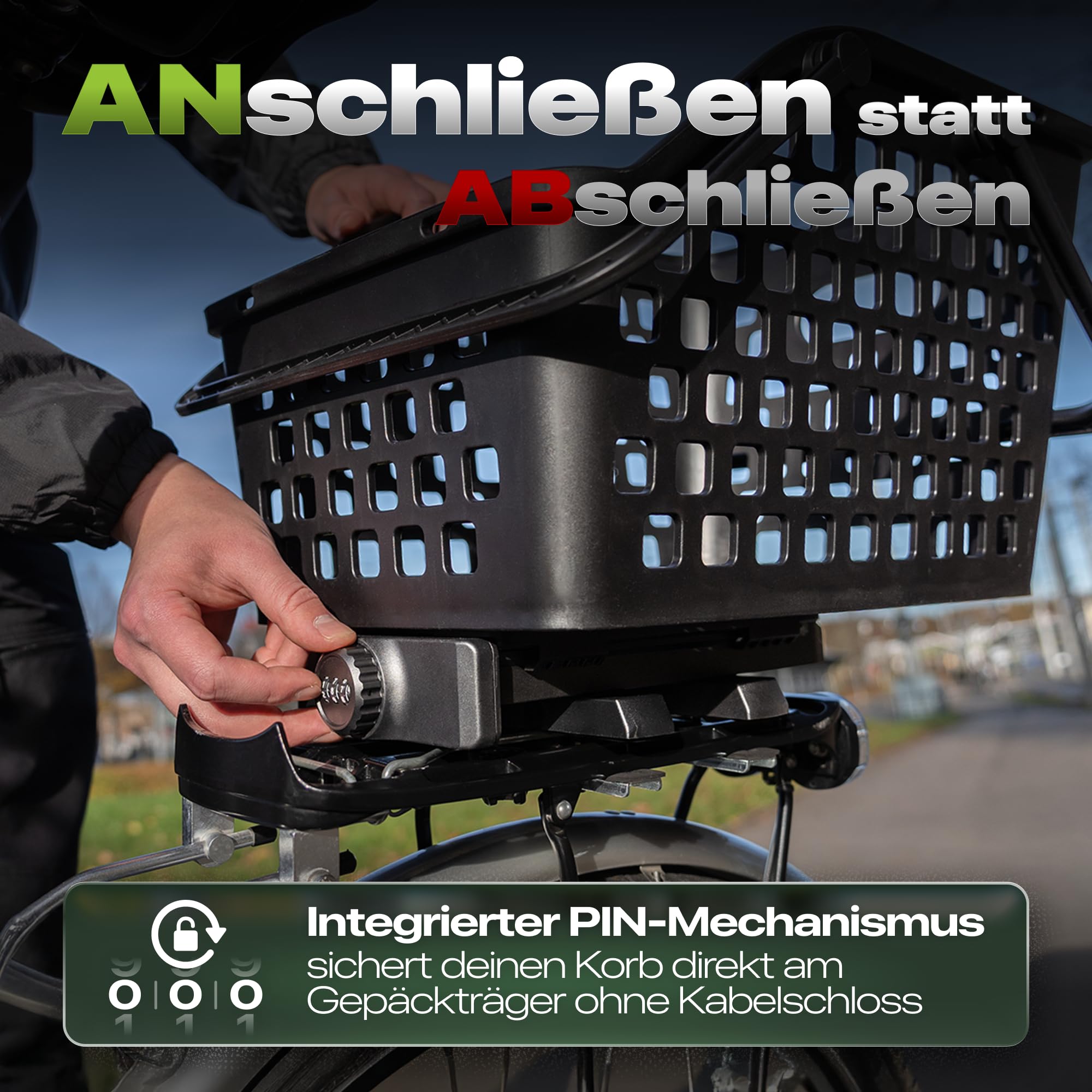 SafeRide Komplett-Set (Base + Plate + Basket)