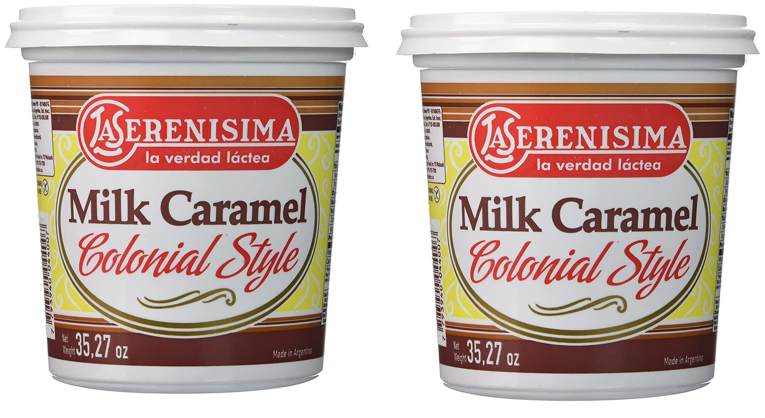 La Serenisima Dulce de Leche 1 kilo (Two-Pack)