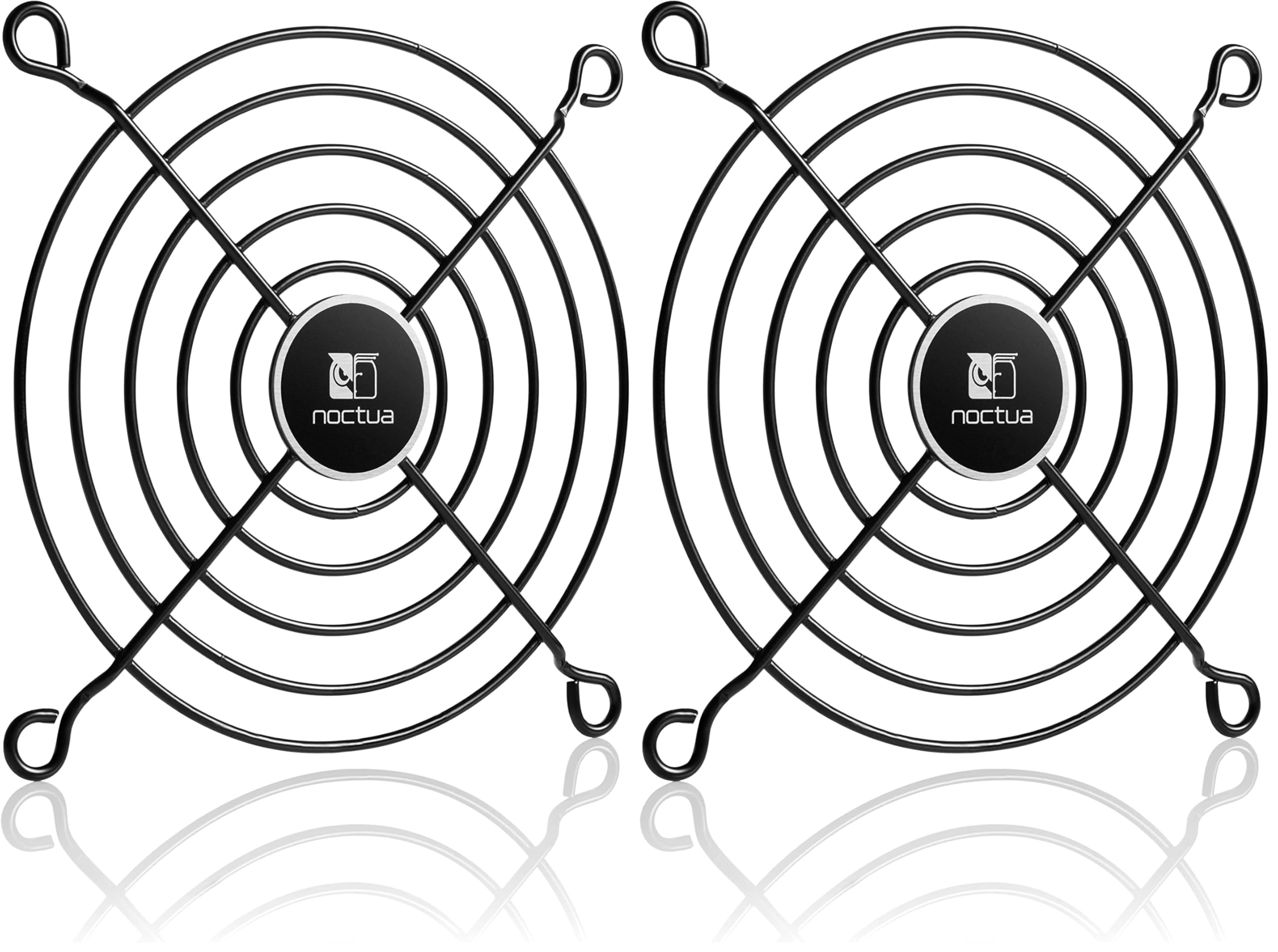 Noctua NA-FG1-9 Sx5, Fan Grills for 92mm Fans (Set of 5, Black) (Pack of 2)