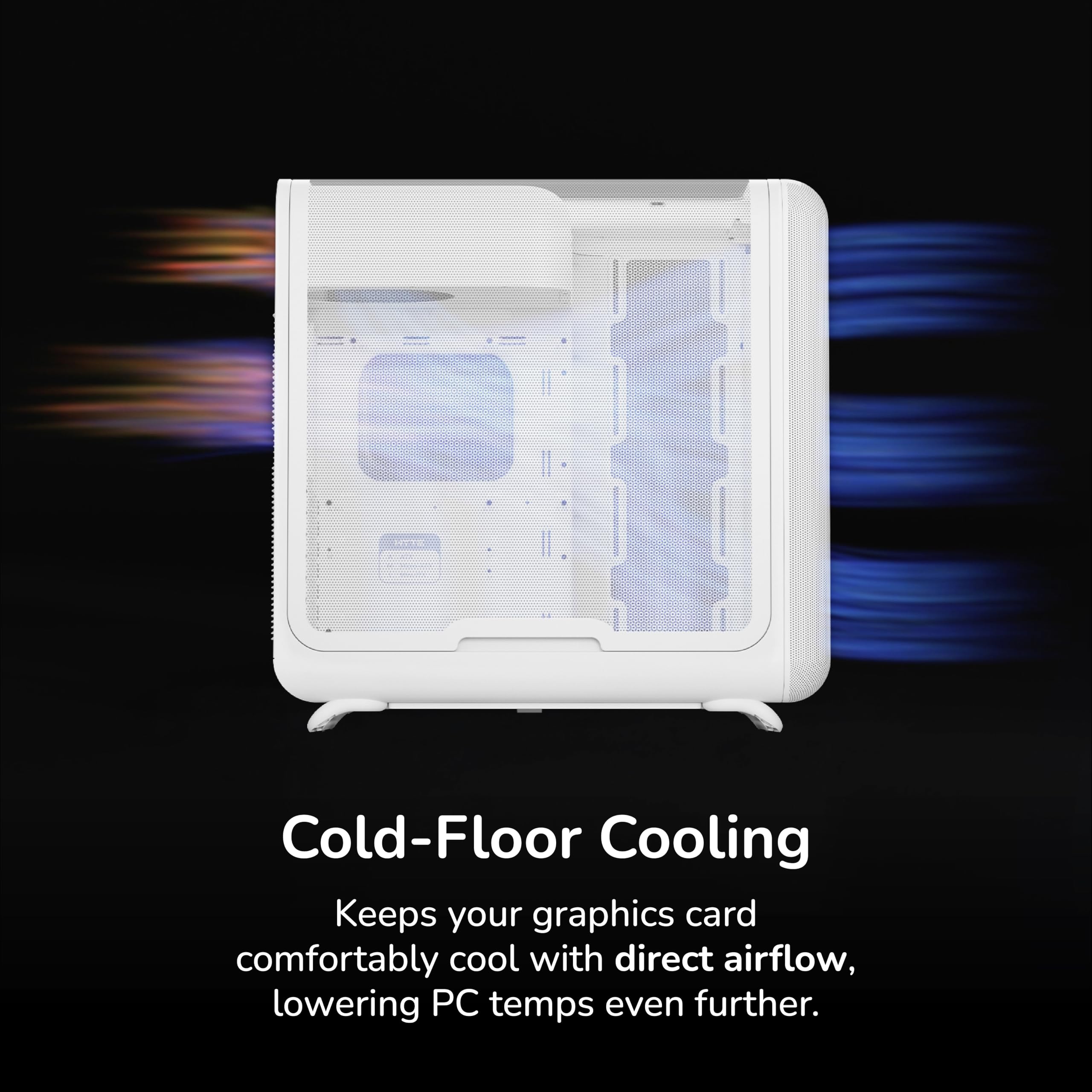 Hyte X50 Modern Performance ATX Mid-Tower PC Gaming Case - Królewna Śnieżka