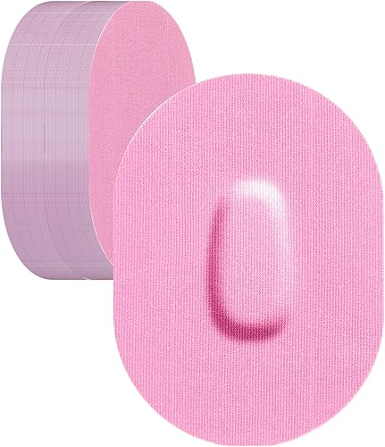 Miniatura 8 de Paquete de 40 parches adhesivos Dexcom G6 impermeables  Parche Dexcom G6 de larga estancia sin pegamento en el centro, cinta CGM de papel precortada