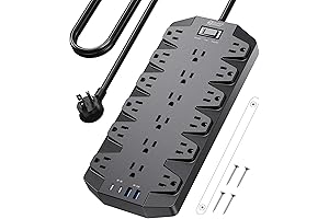 Surge Protector Power Strip, Super Empower Your Electrical Devices