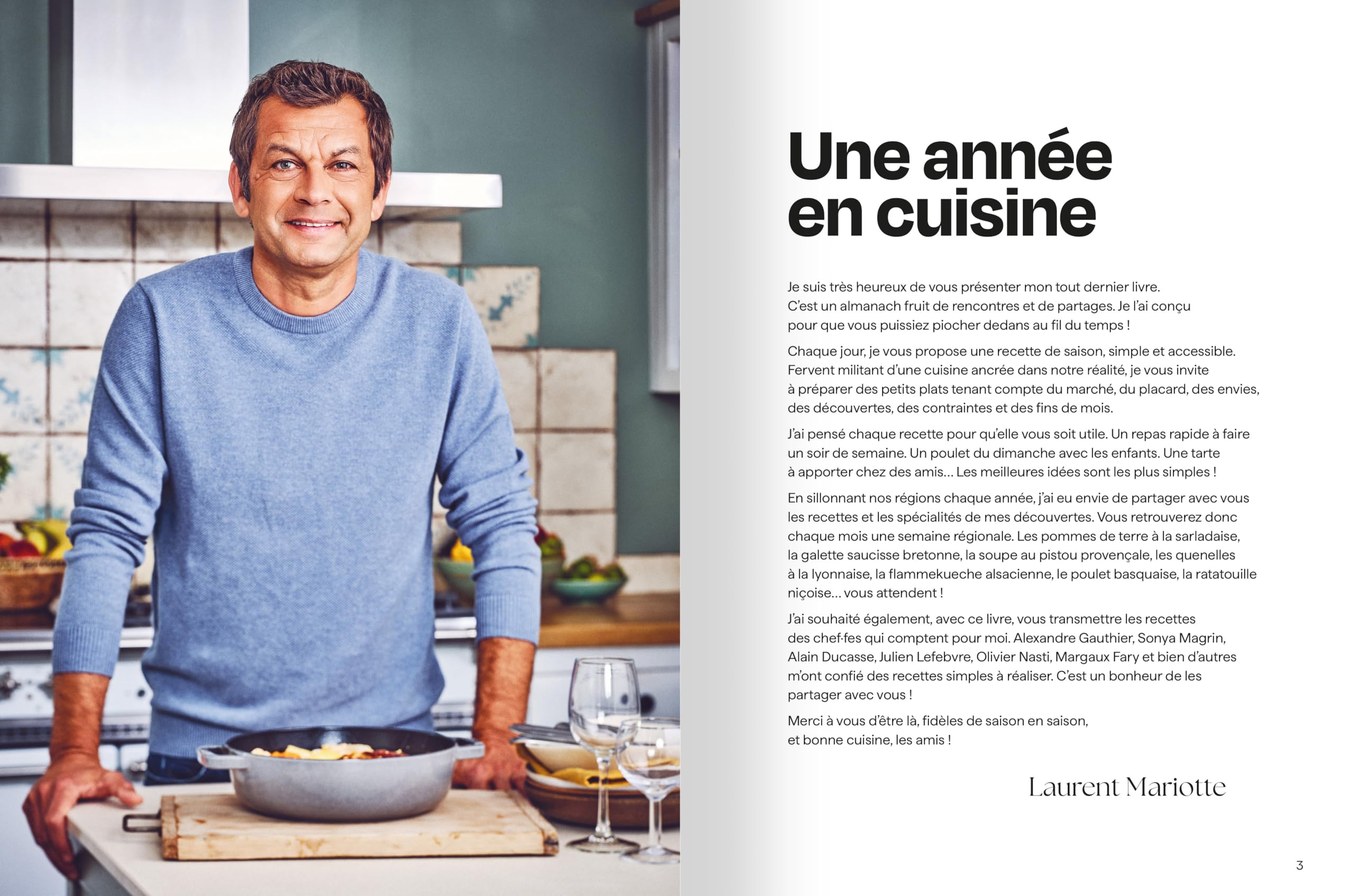 Une année en cuisine avec Laurent Mariotte: 365 recettes pour vous simplifier la cuisine au quotidien
