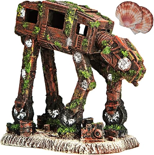 Decoraciones de pecera, diseño múltiple opcional, adorno de acuario de resina, cueva creativa de pez Betta para decoraciones de acuario, barril de