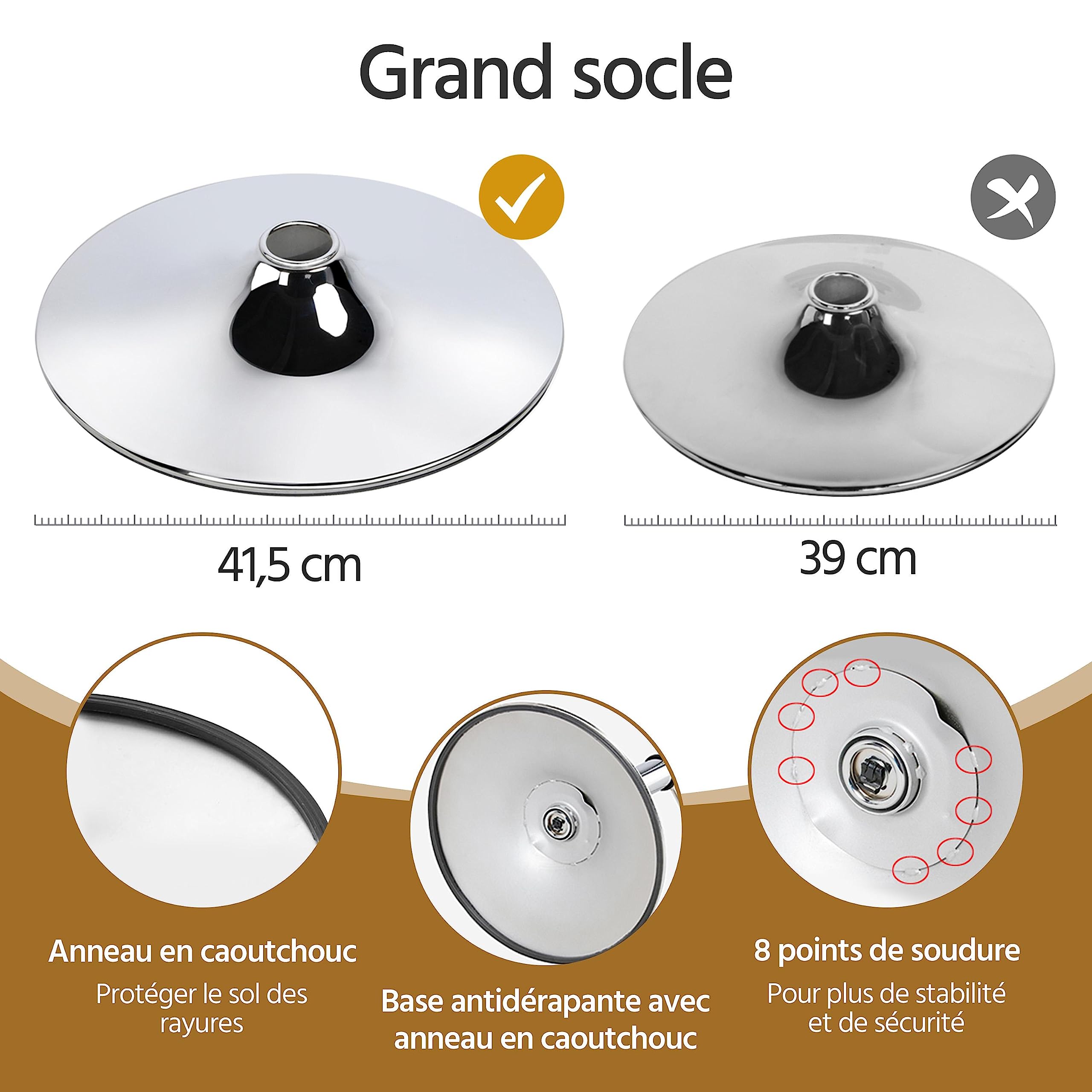 Yaheetech Lot de 2 Tabourets de Bar en Similicuir Réglables en Hauteur Chaises de Bar Assise Pivotante à 360° Tabourets de Cuisine pour Bar Salle à Manger Comptoir 50 × 43,5 × 92,5 cm 2/Blanc