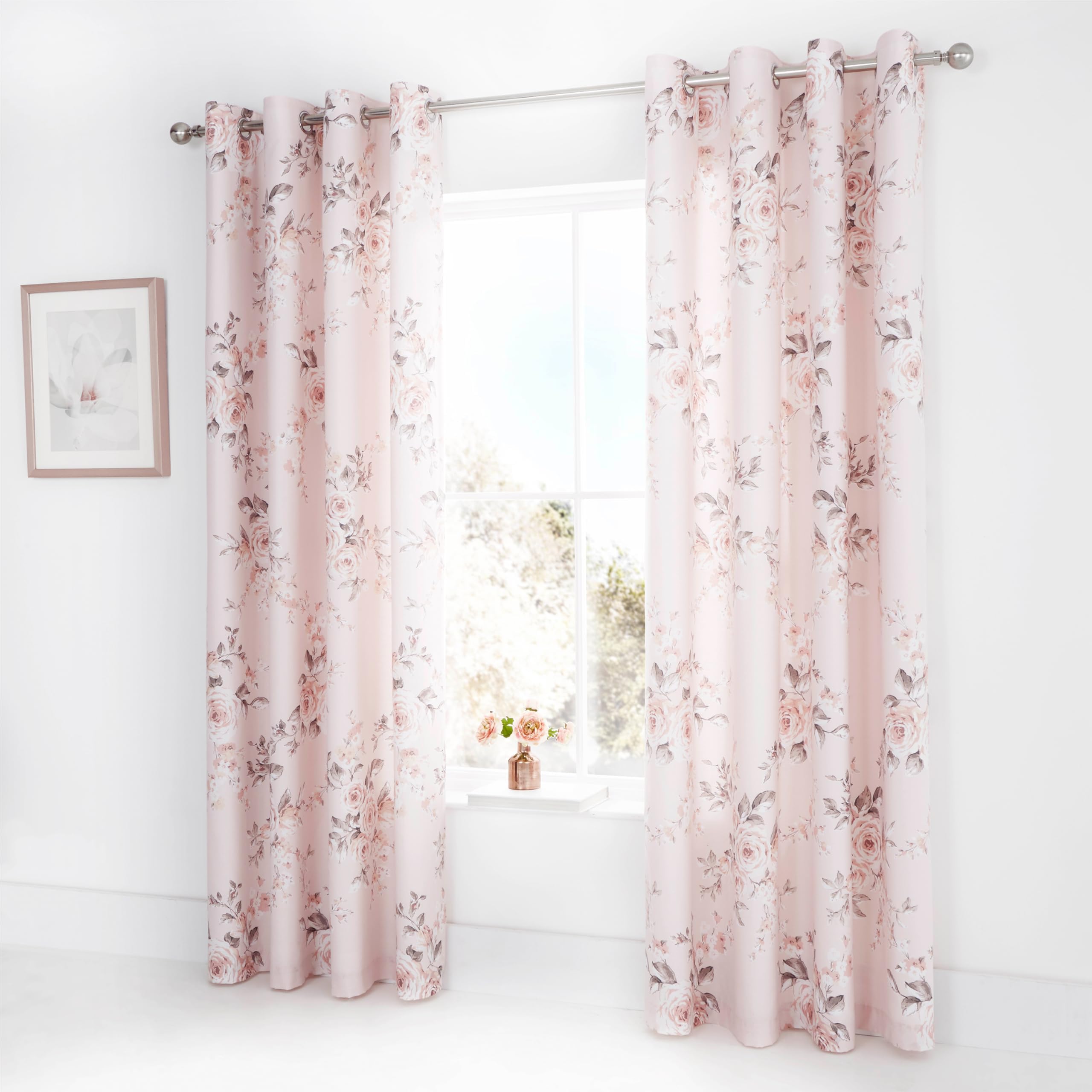 Luxueux Magnifique-Rideaux avec anneaux en métal 2 pcs Coton 140x225cm Luxueux Magnifique-Rideaux avec anneaux en métal 2 pcs Coton 140x225cm