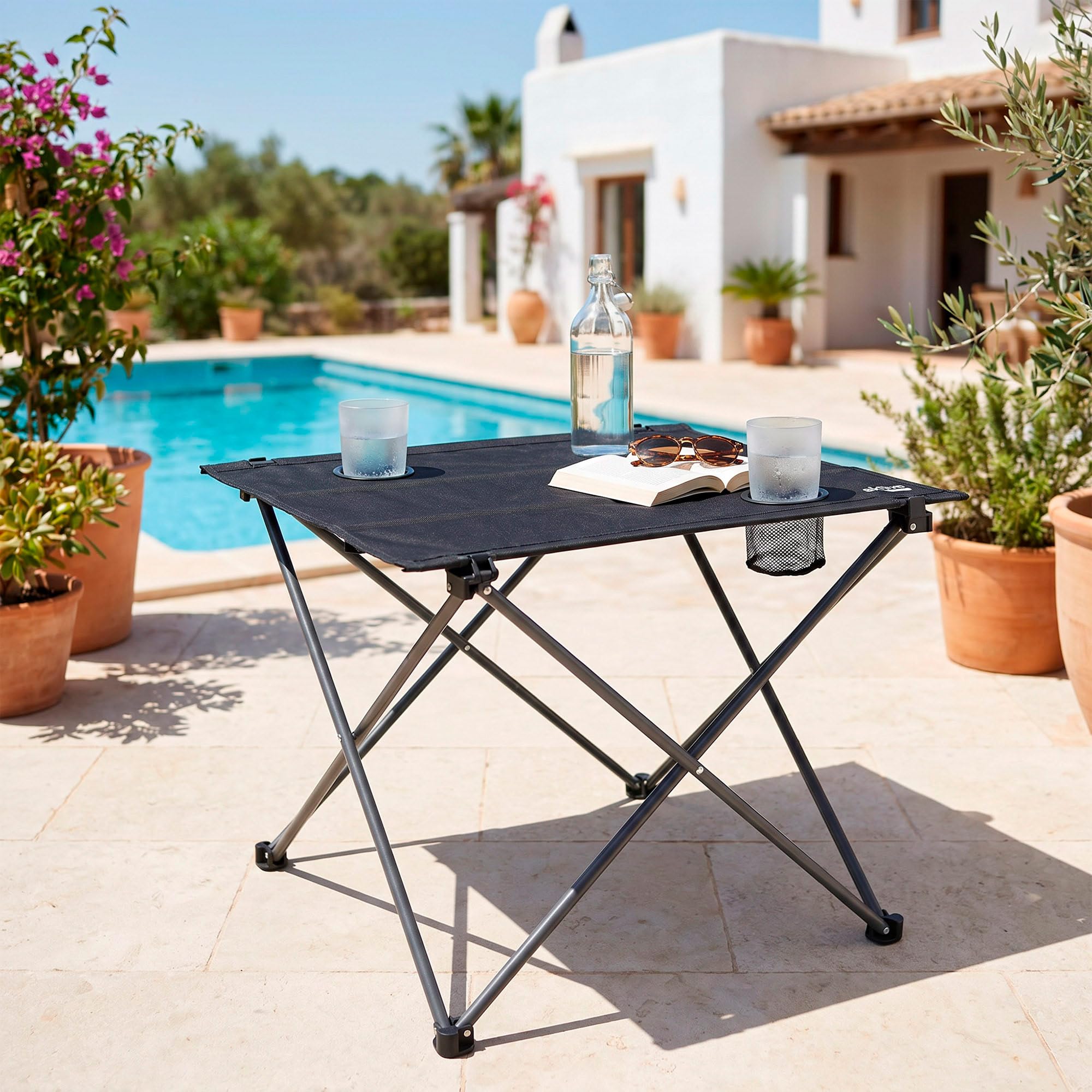 AKTIVE Pack 2 sillas Camping y Mesa Plegable (268)
