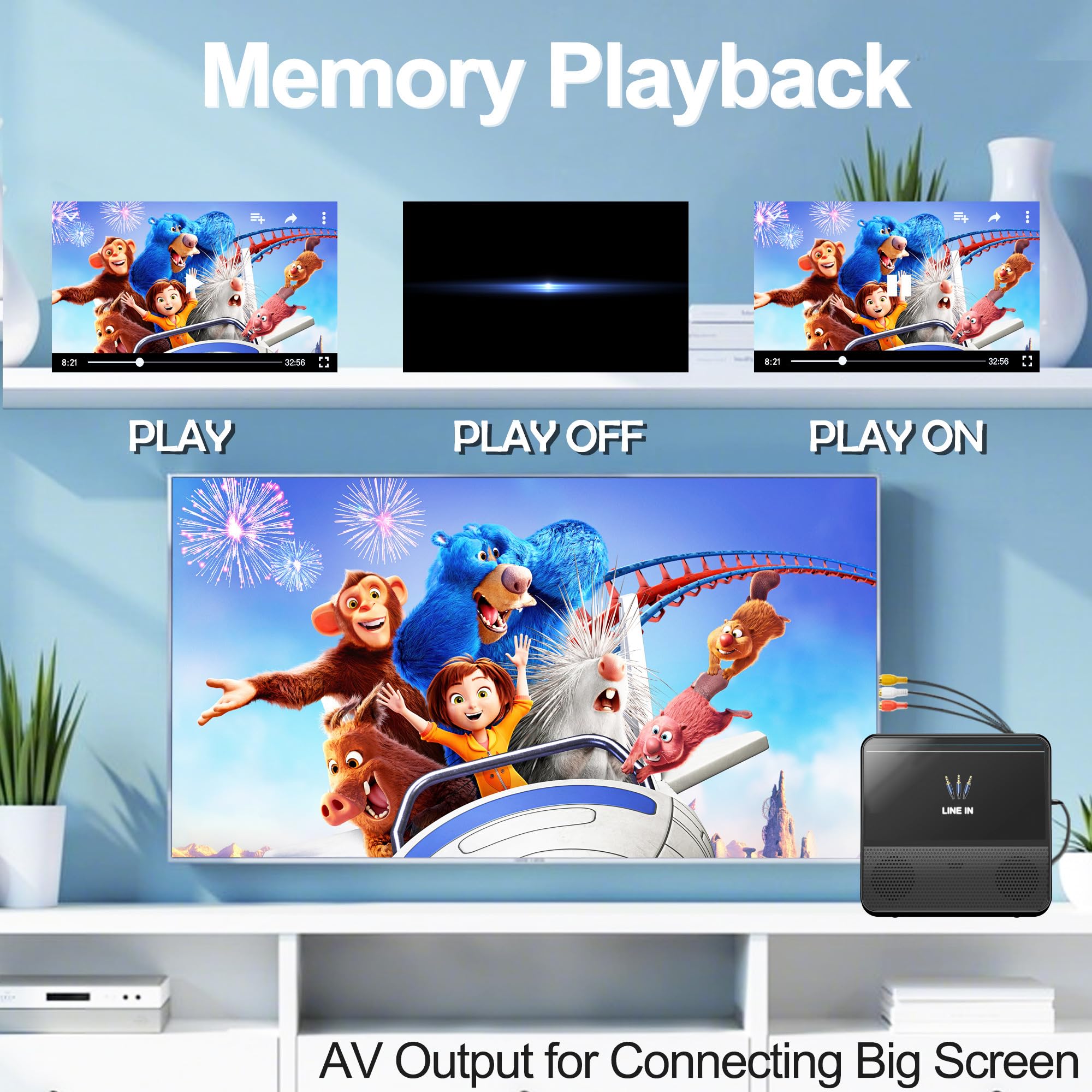 Lecteur DVD Portable Rechargeable 4000mAh, écran HD 9,8", Toutes Zones Libres, Compatible DVD/CD/Bluetooth/AUX/RCA/USB