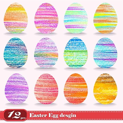 Miniatura 3 de 12 lápices de color arcoíris tamaño jumbo, suministros de arte para dibujar, hacer bocetos y colorear, regalos divertidos de Navidad para niños y