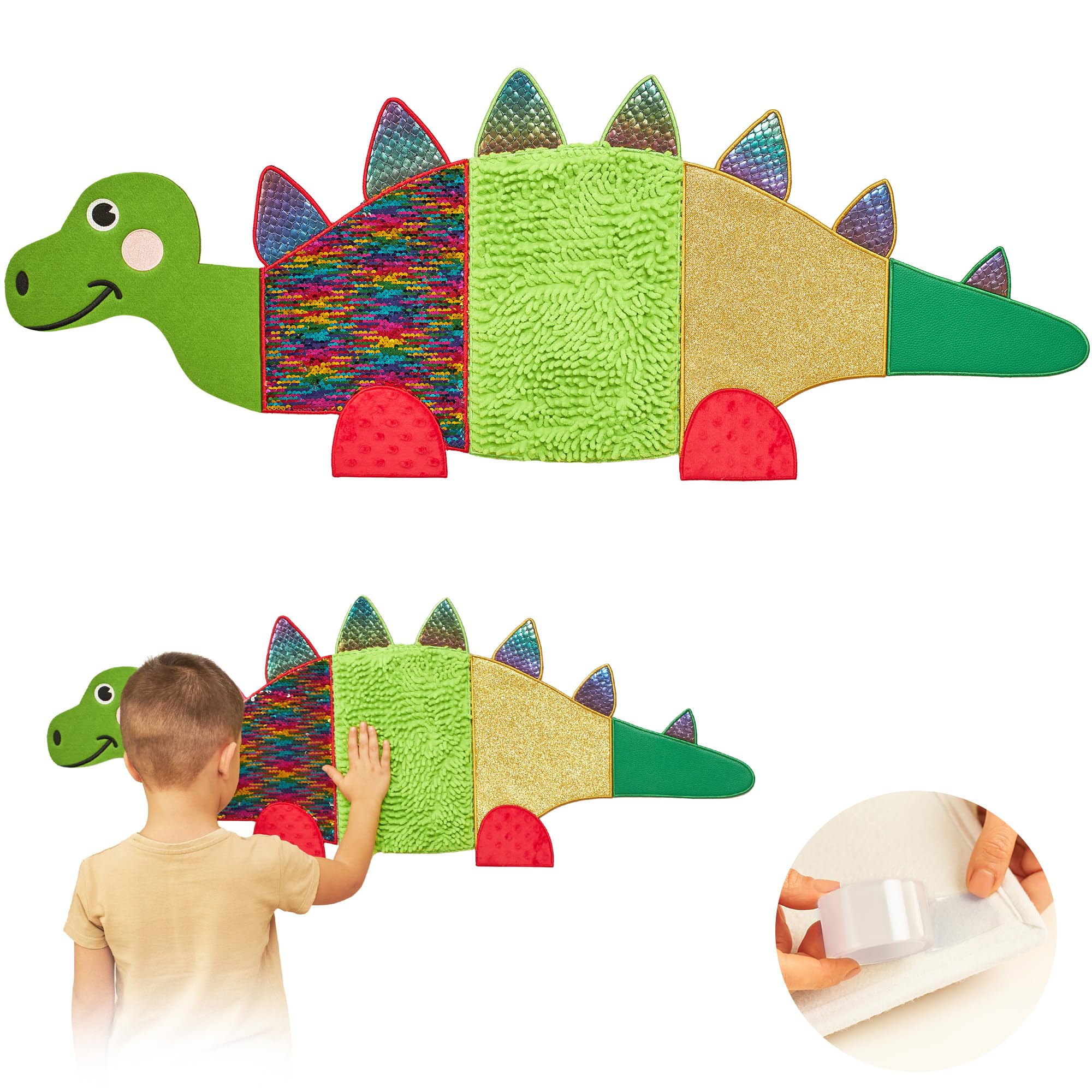 Mur Sensoriel Dino | Panneaux De Panneaux Sensoriels | Tapis Indispensable Pour La Chambre | Équipement