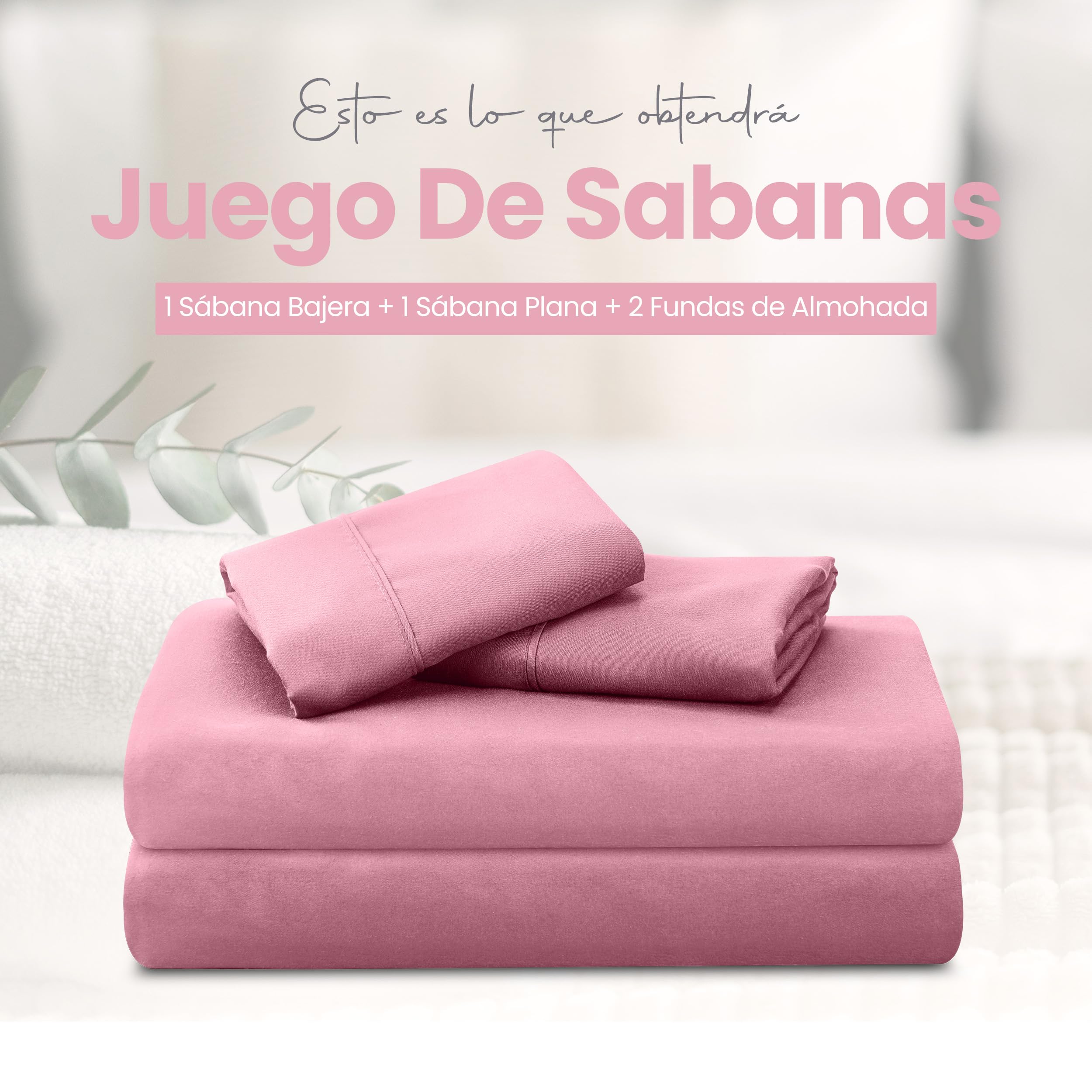 Utopia Bedding Juego de Sabanas 4 Piezas 135x190 - Poliéster Microfibra Cepillada - Oeko-Tex Certificado - Sábana Bajera, Sábana Plana y 2 Fundas de Almohada 50x75 (Cama 135, Gris) — view 117