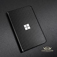 Vista 3 de SopiGuard Skin para Microsoft Surface Duo 2 2ª generación de borde a borde de paneles delanteros y traseros de vinilo (piedra de ladrillo)