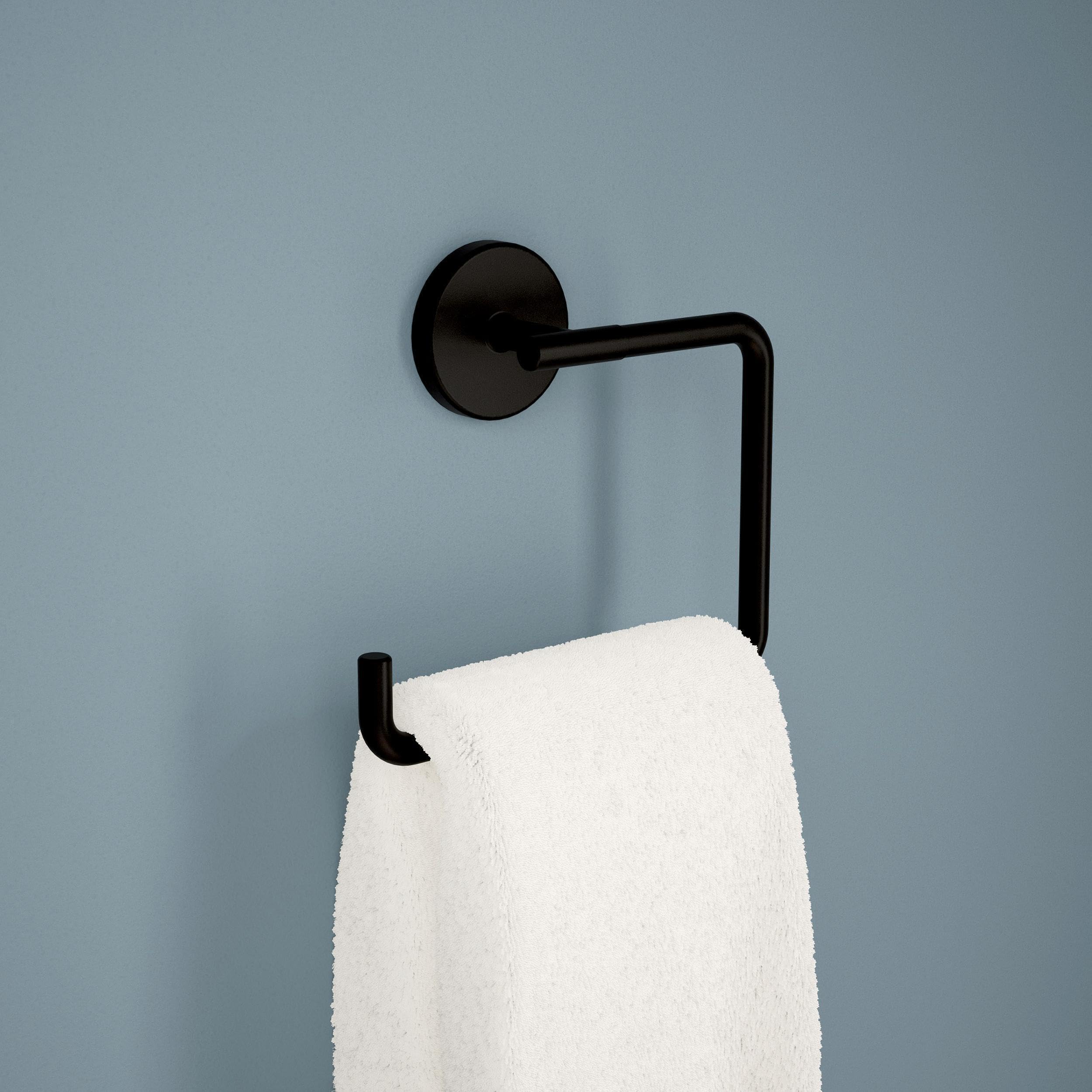 Delta Trinsic Black Hand Towel Holder - Modern Design -2 Delta Trinsic Black Hand Towel Holder - Modern Design -2