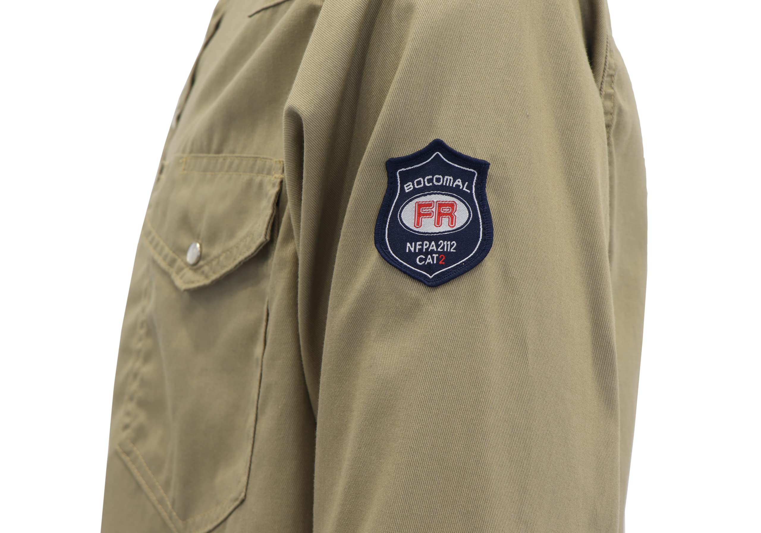 BOCOMAL FR Shirts High Visibility/Hi Vis Flame Resistant/Fire Retardant Shirt 198.4 g Men's Shirts