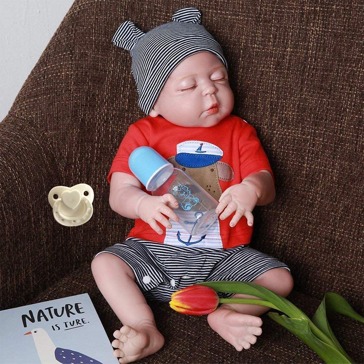 Buy iCradle Full Body Vinyl Silicone Reborn Toddler Doll 18" 45cm