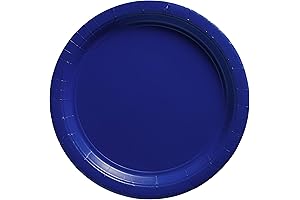 Amscan Blue Party Delight: 9-Inch Paper Dinner Plates
