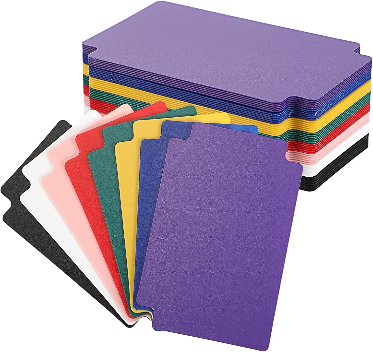 OwnMy 50PCS Trading Card Dividers with Tabs Multicolor Card
