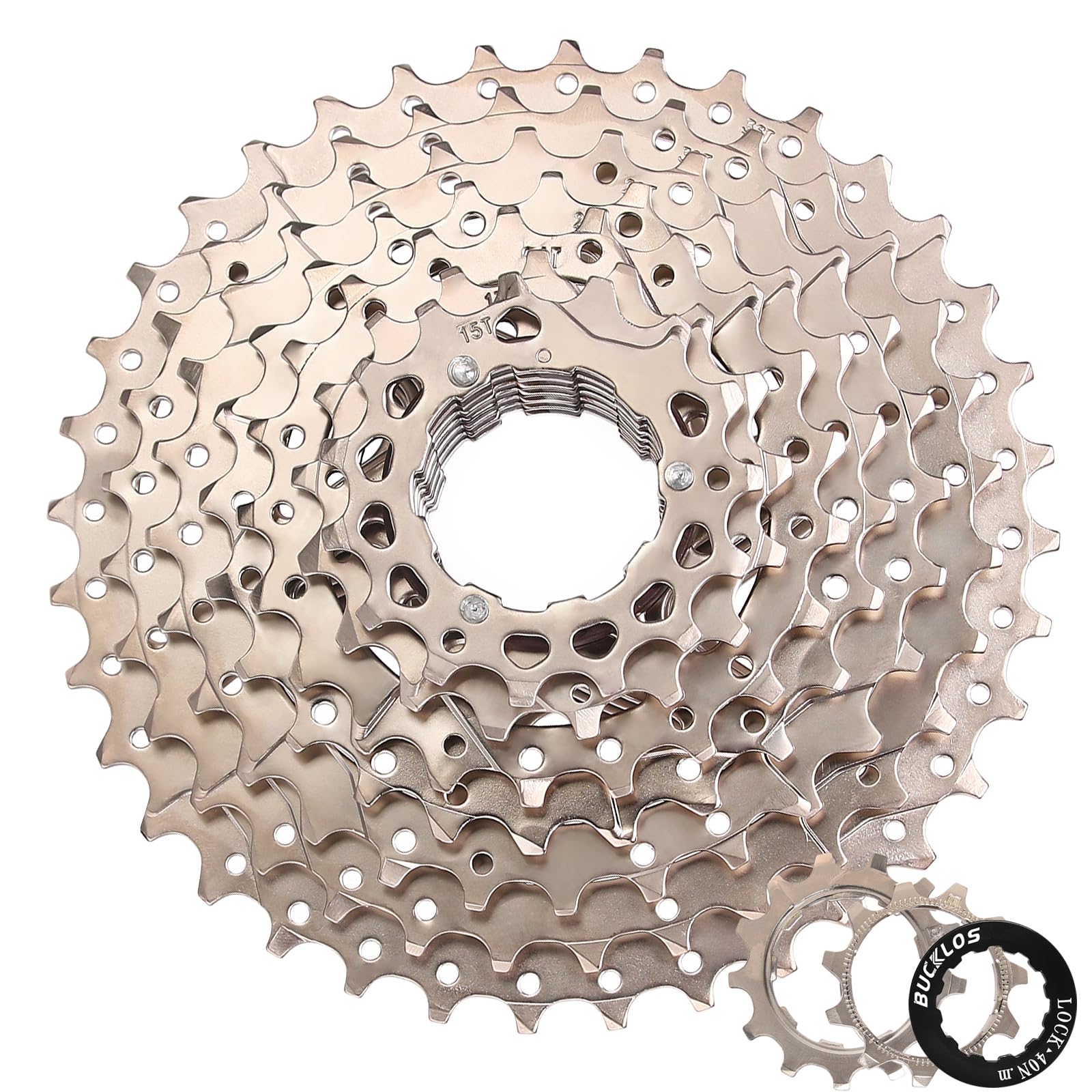 AEYINO Cassette 10 Speed 11-36T,Bicycle Freewheel Fit Mountain Bike/Road Bike/XC/DH/AM,Compatible with Shimano Sram — image 1