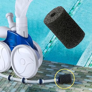 for Polaris Pool Cleaner Parts,12 Pack Sweep Hose Tail Scrubbers | Replacement for Sweep Pool Cleaner Fits Polaris 180 280 360 380 480 3900