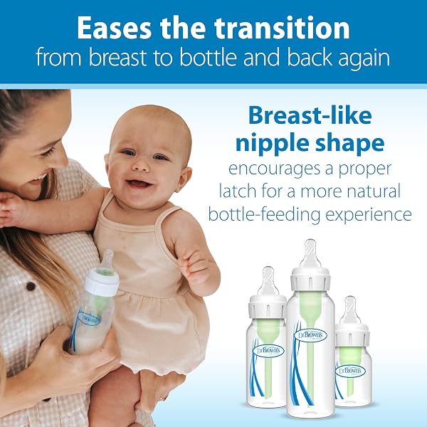 Dr. Brown's Dr. Brown's Original Nipple, Level 4 (9m+), 6 Count in use