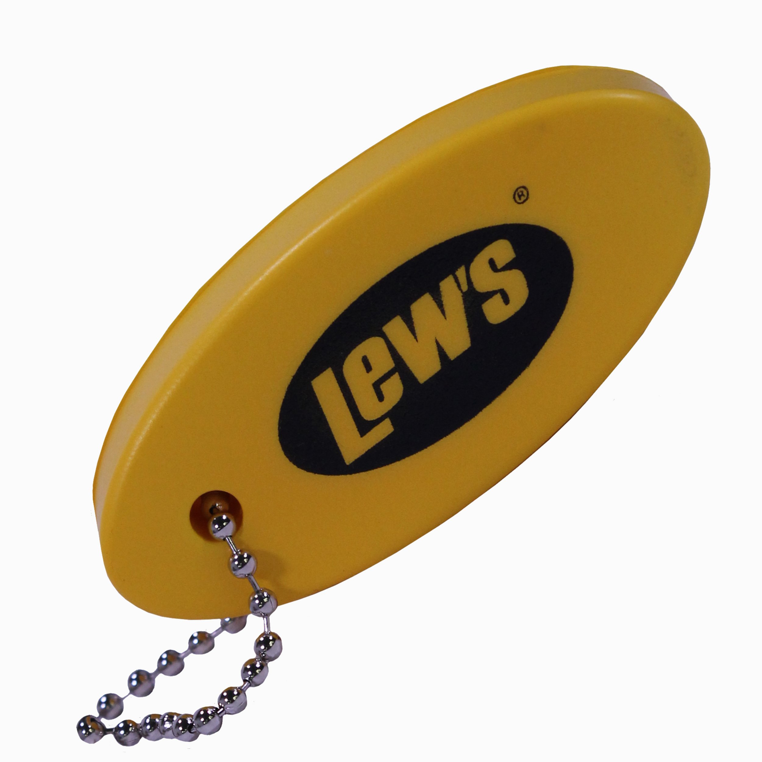 Lew's Fishing Floating Key Chain, Yellow