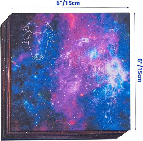 Miniatura 2 de Gmailmall Papel de origami de doble cara, 200 hojas de papel de regalo, papel de regalo con patrón degradado para caja de regalo de bricolaje,