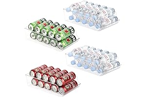 Soda Bottle Organizer / 4-Pack Wide Water Bottle Storage Organizer