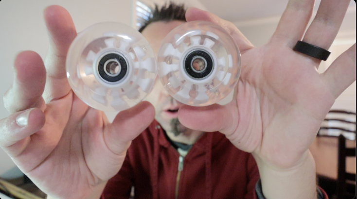 Best Light Up Roller Skate Wheels | 8 Wheels with Bearings