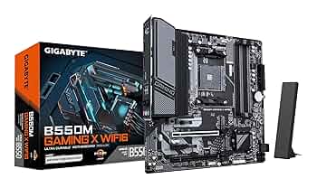 Amazon.com: GIGABYTE B550M GAMING X WIFI6 Motherboard - AMD