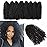 12 Inch Short Passion Twist Hair 8 Bundles Kinky Curly Marlybob Crochet Hair for Black Women (8Bundles12 Inch, 1B)