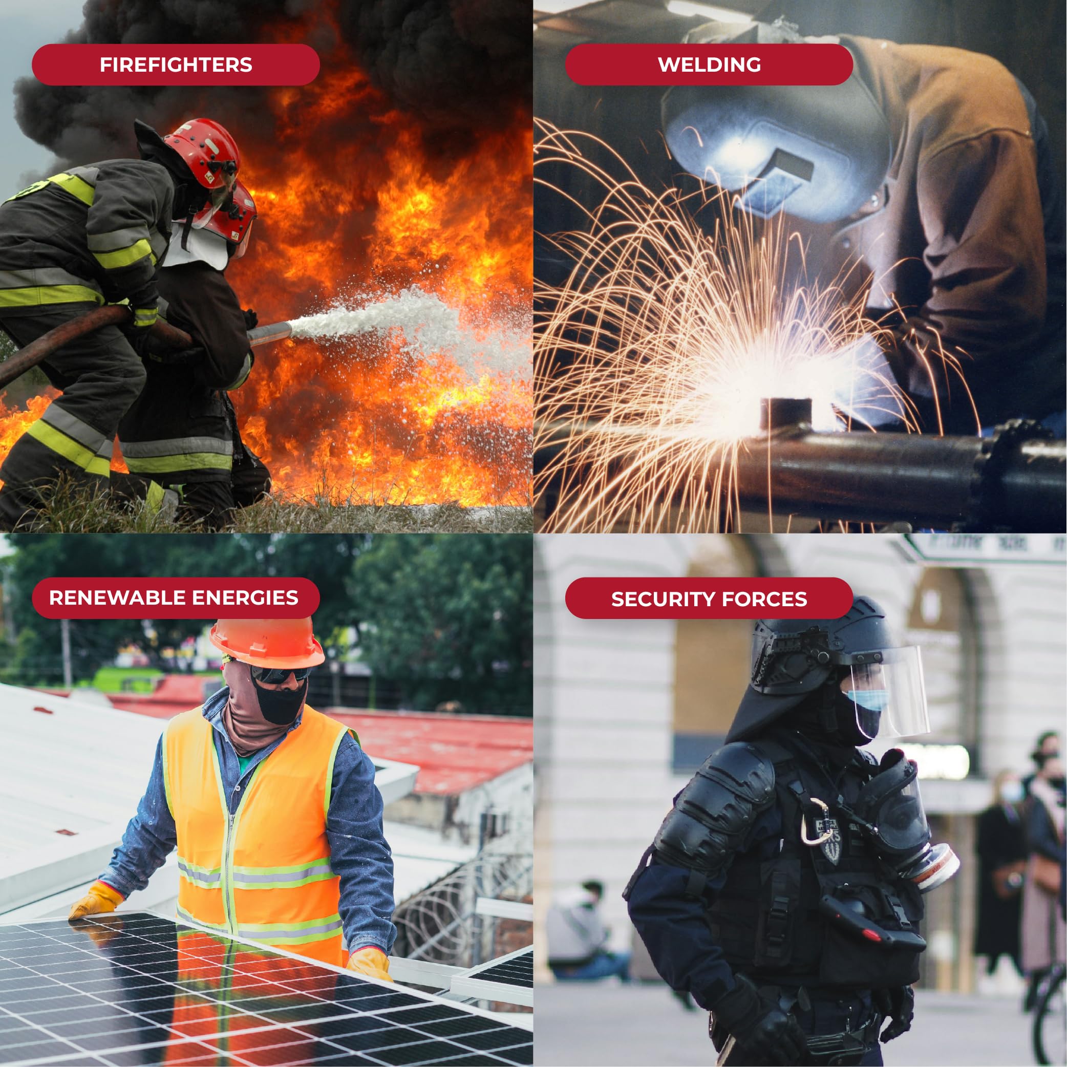 TEXFIRE Balaclava Ignífuga CE EPI Cat II Antiestática