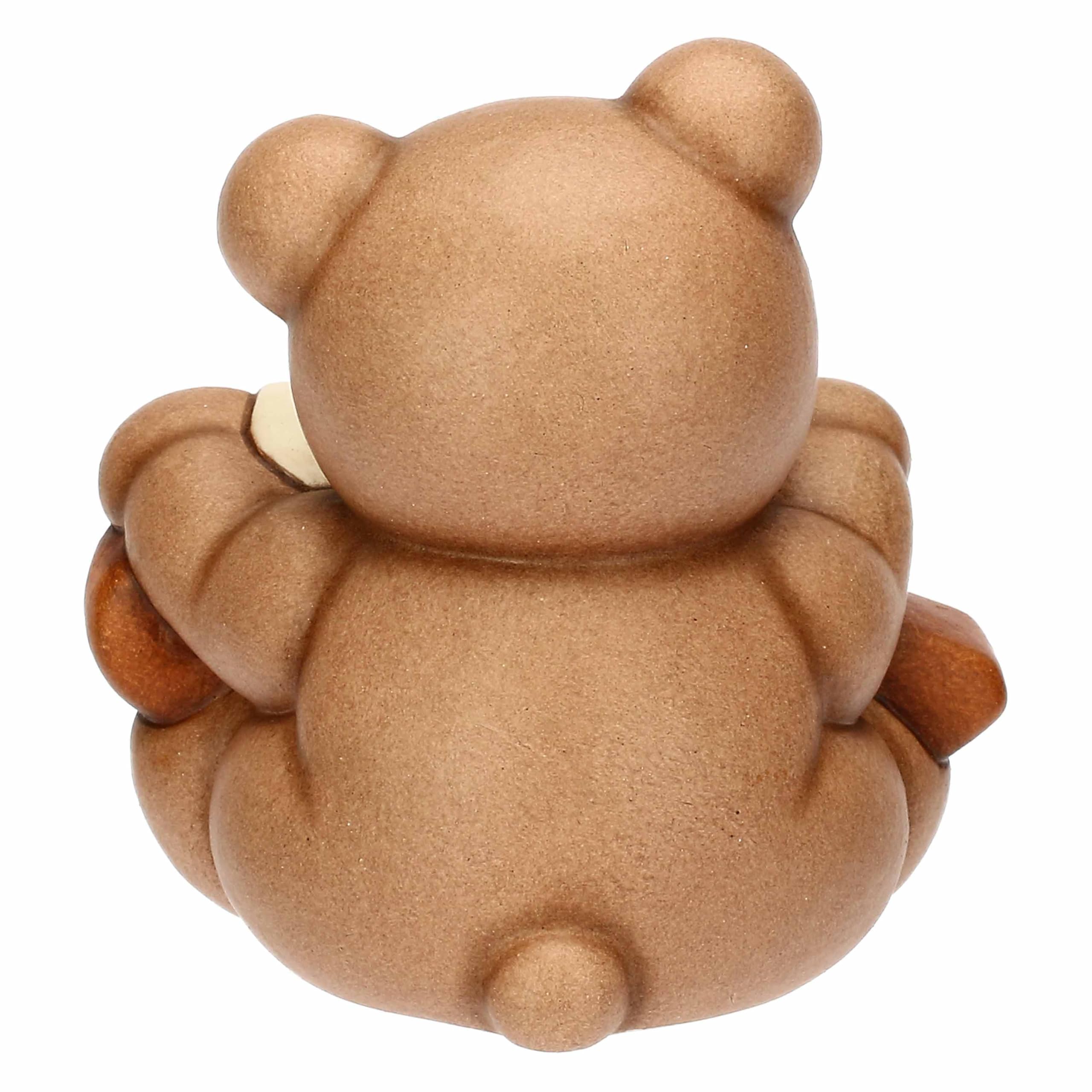 THUN - Teddy Buon Anno 2026 in ceramica - 7,3x5,7x7,5 cm