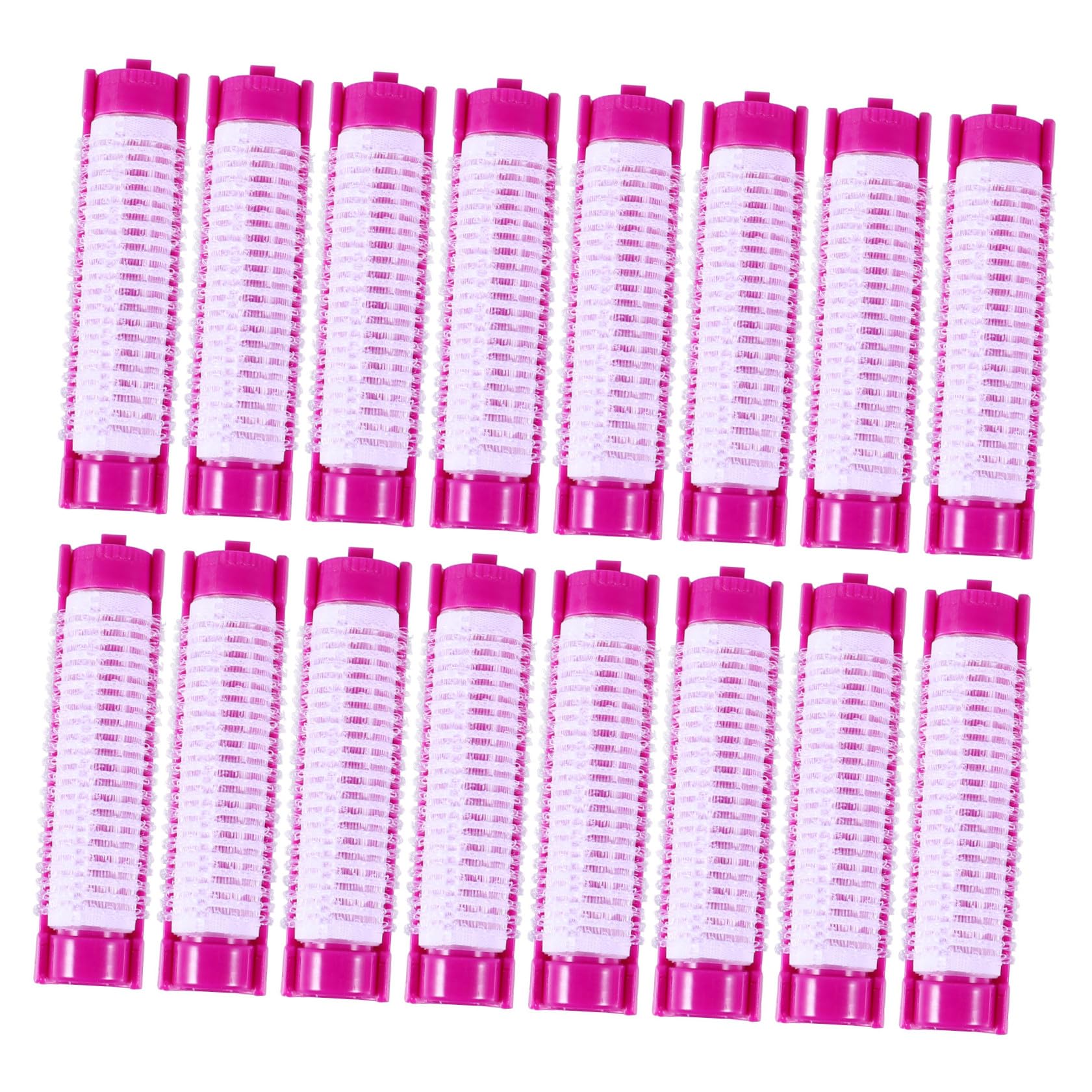 20 Rulos de Pelo Esponjosos para Rizar Cabello, Herramienta de Peluquería Agarre Firme y Material Abs, Ideales para Uso en Casa y Viaje