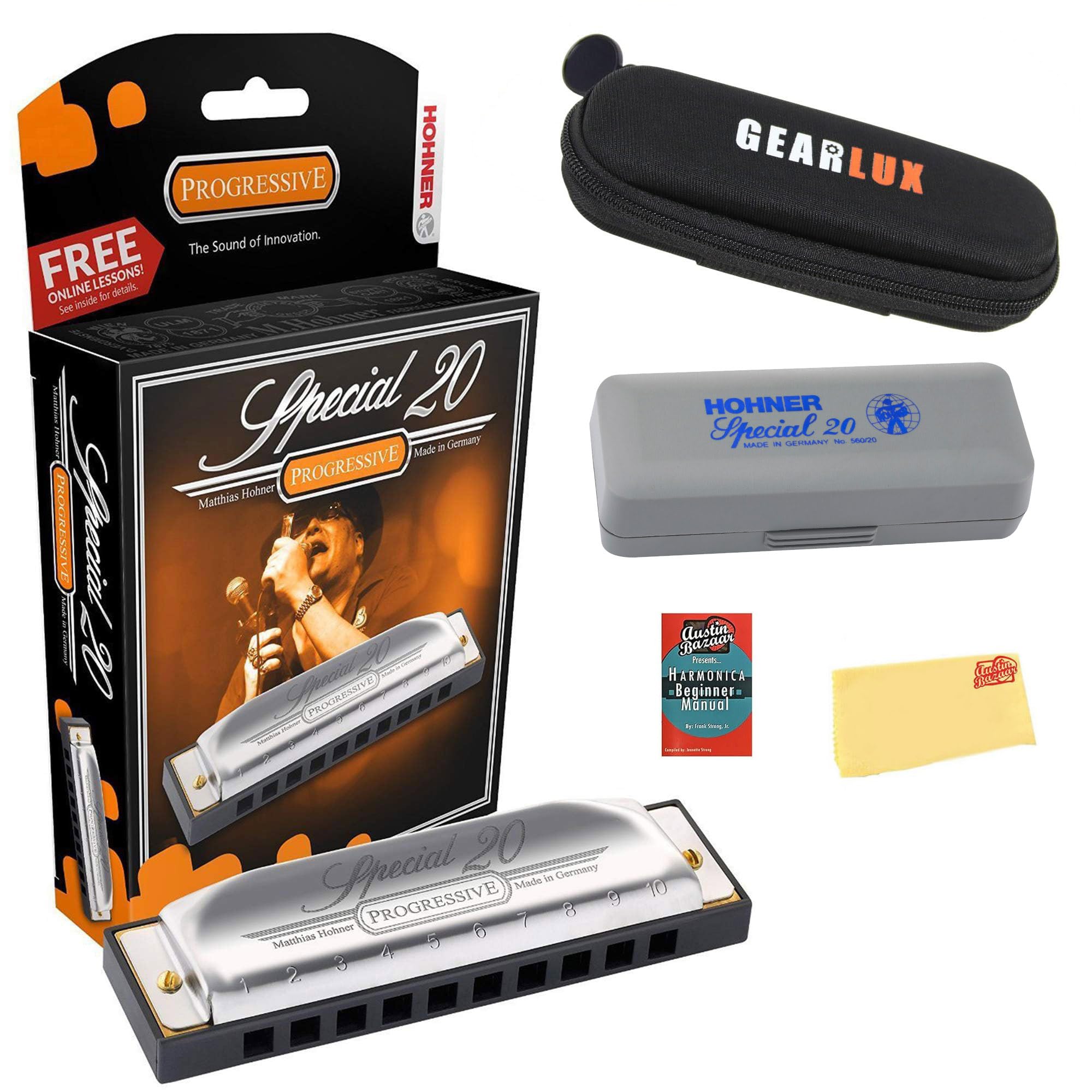 Amazon.com: Hohner Special 20 Harmonica - Key of A Bundle