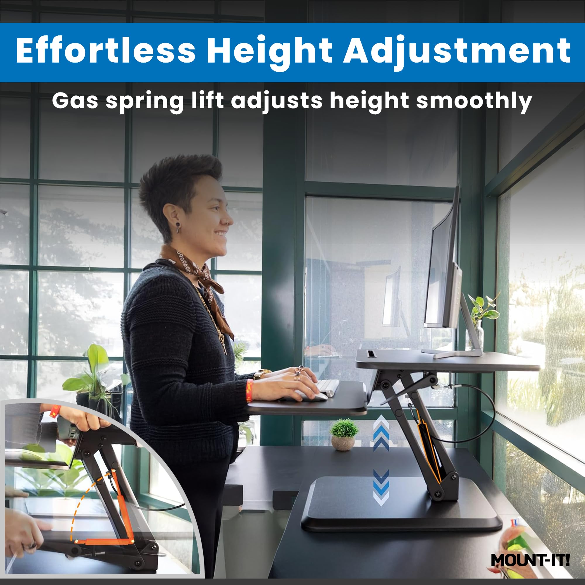 Amazon.com: Mount-It! Standing Desk Converter, Compact 25