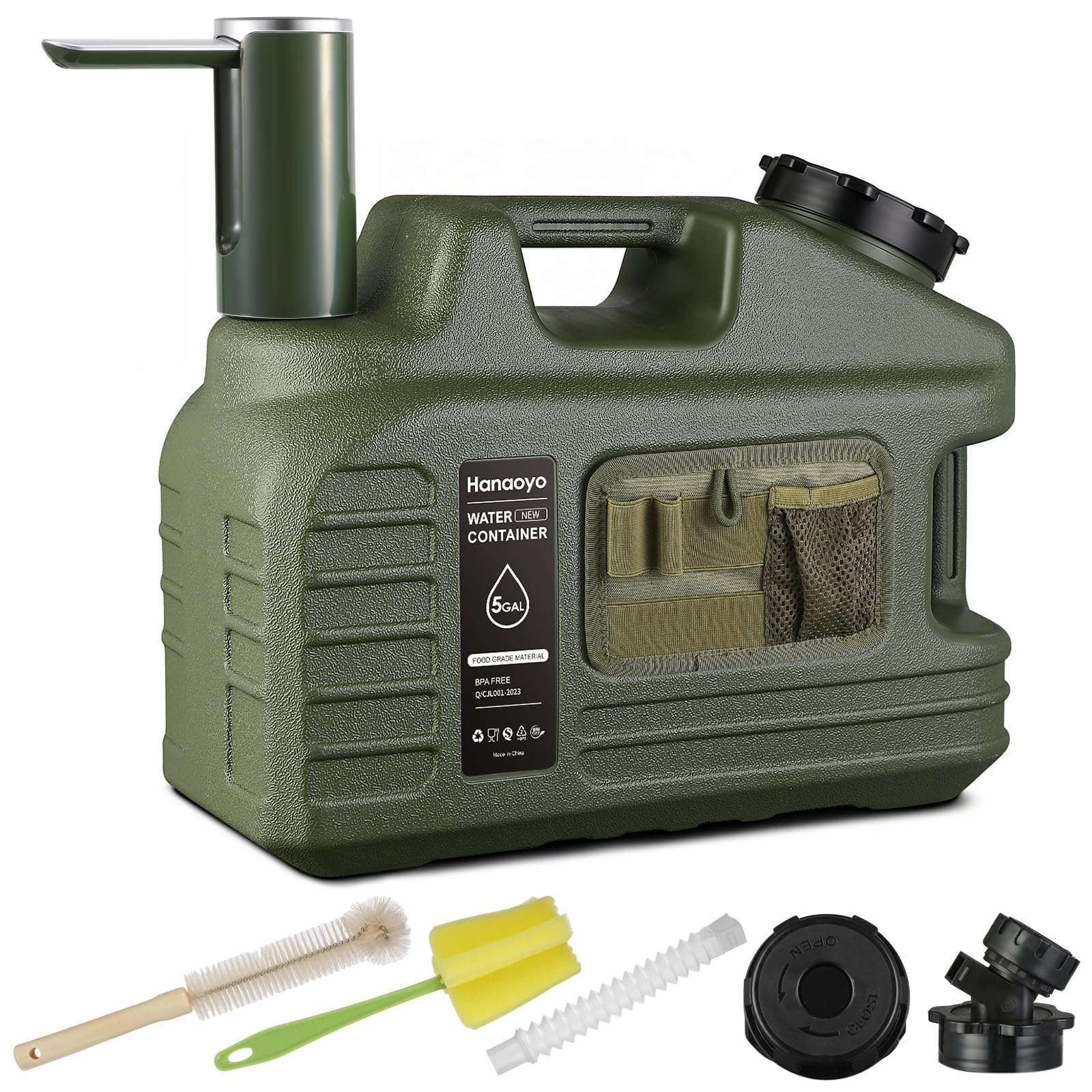Photo 1 of Hanaoyo 5 Gallon Portable Container with Touch Control Pump, BPA Free