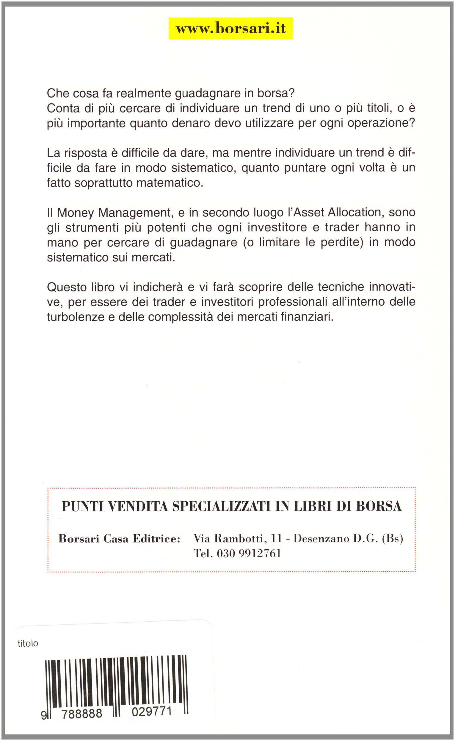 Money management moderno. Strategie moderne di gestione dei portafogli per vincere sistematicamente sui mercati finanziari. Ediz. illustrata