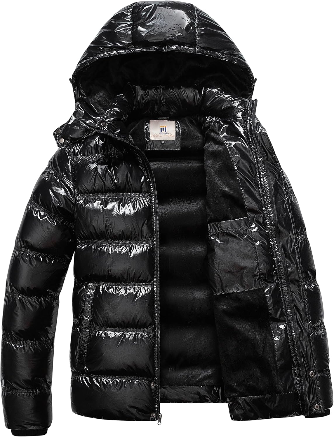 CREATMO US Men's Puffer Jacket Waterproof Winter Parka jacket Warm Thicken Ski Coat