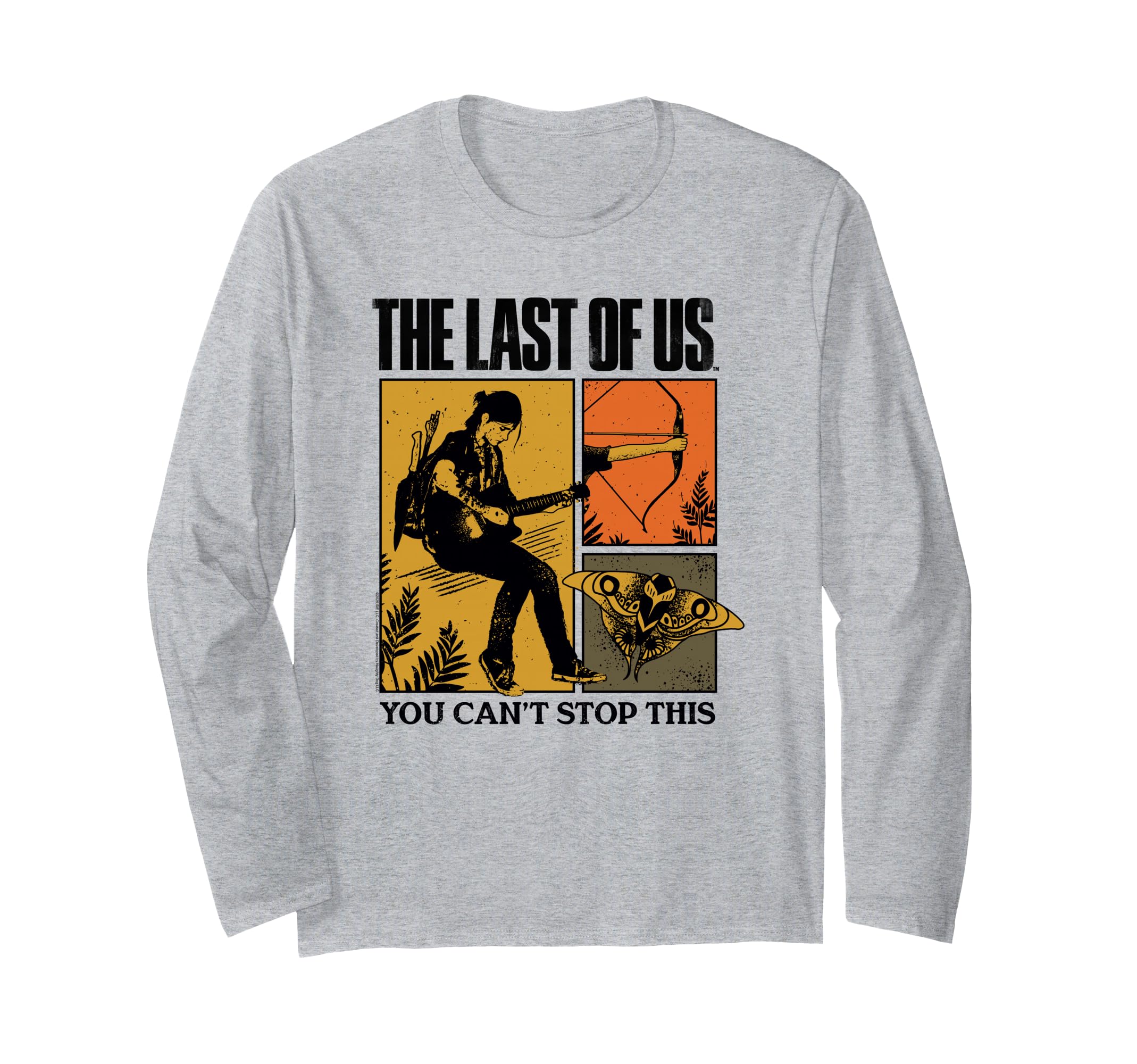 The Last of Us Ellie Nature Collage Video Game Long Sleeve T-Shirt