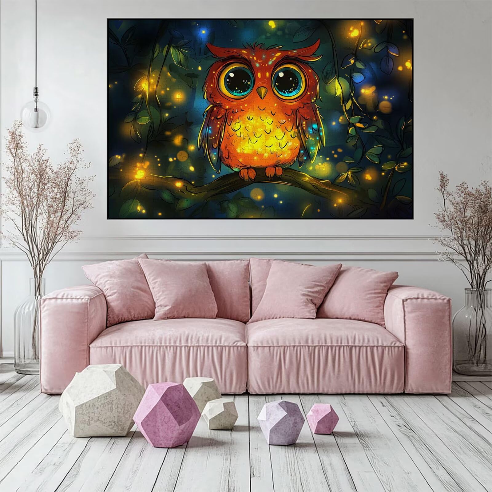 Puzzle 3000 elementów urocze puzzle dla dorosłych zwierzę 122 x 81 cm unikalne rzemiosło klasyczne 3D drewniana układanka do rodzinnych gier aktywnych, układanka zrób to sam do dekoracji ścian domu