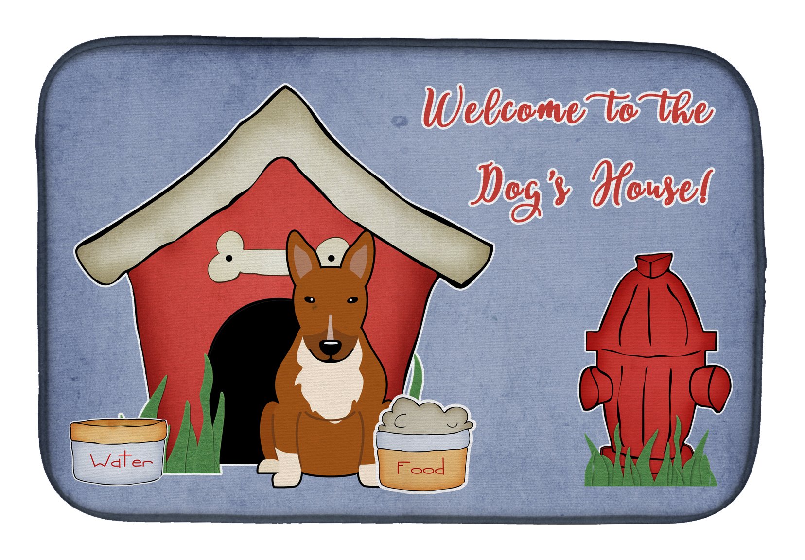 Tappetino Scolapiatti Caroline's Treasures Dog House Collection Per Bassotto A Pelo Duro Colore Nero Marrone 14 X 21~p122806381