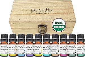 PURA D'OR Perfect10 Organic Laundry Essential Oils
