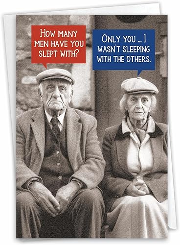 Vista 13 de NobleWorks Humorous Birthday Greeting Card with 5 x 7 Inch Envelope (1 Card) Bday Bra Size C10073BDG