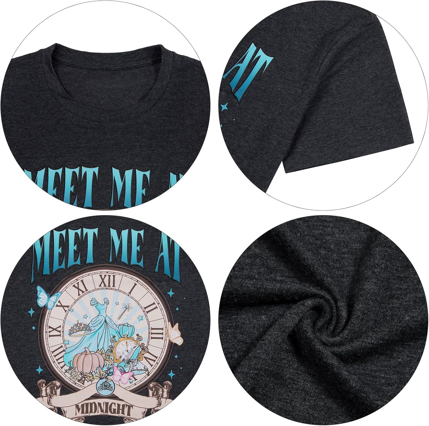Princess Shirts Magic Kingdom Shirts: Women Meet Me at Shirt Music Album Shirts Family Vacation Tops - Image 5