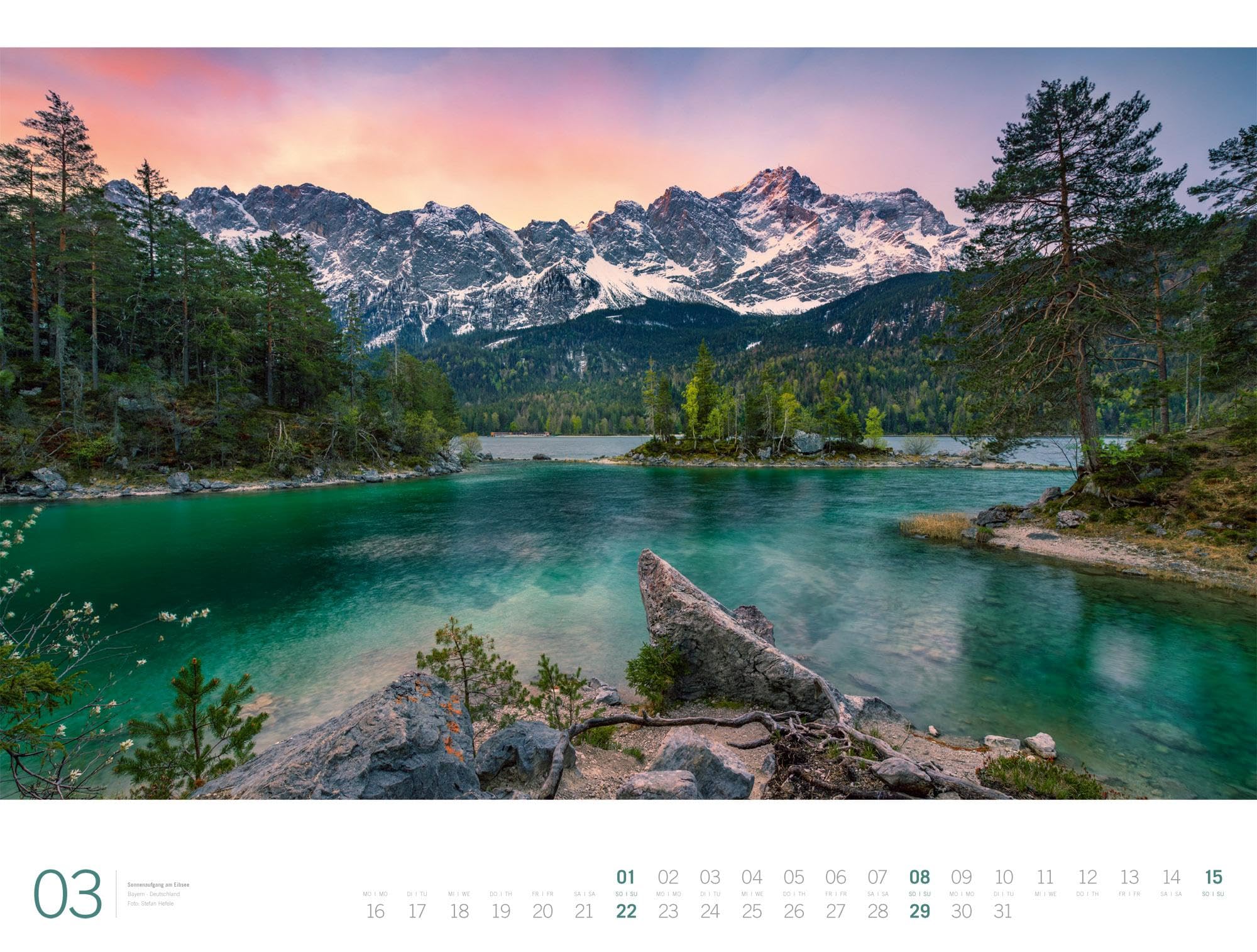 Alpen Gallery Kalender 2026 | Bildstarker Berge-Kalender im großen Querformat (66x50 cm) | Berge und Natur im Großformat