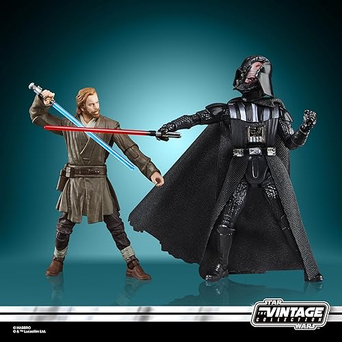 Miniatura 8 de STAR WARS The Vintage Collection Obi-Wan Kenobi (Showdown) y Darth Vader (Showdown), Obi-Wan Kenobi - Figuras de acción de 3.75 pulgadas, paquete de