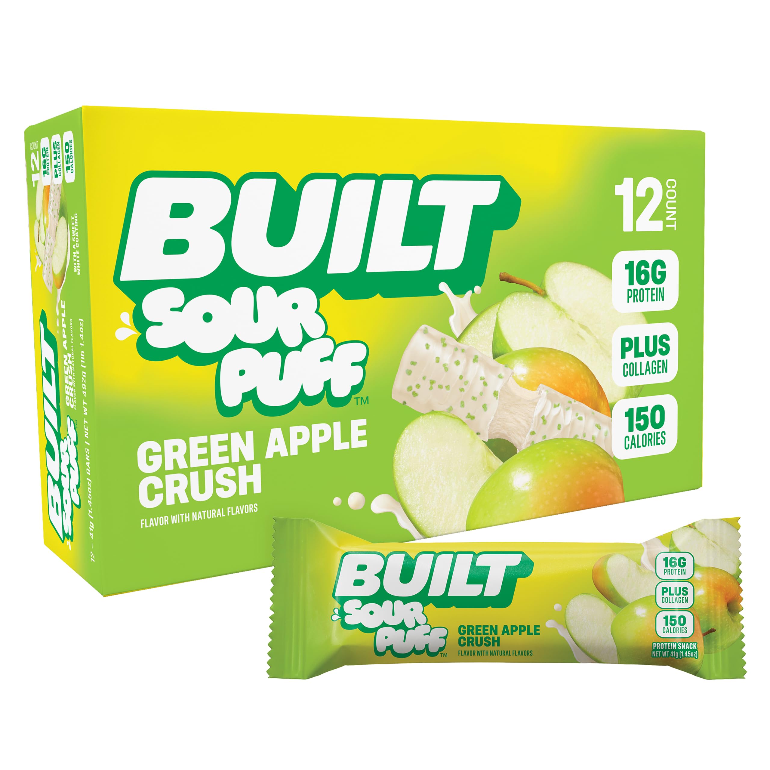 BUILT Puff Protein Bars, Banana Cream Pie, 17g Protein - 12 Count — Amazon image 18